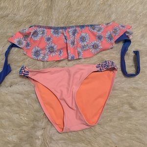 coral bikini